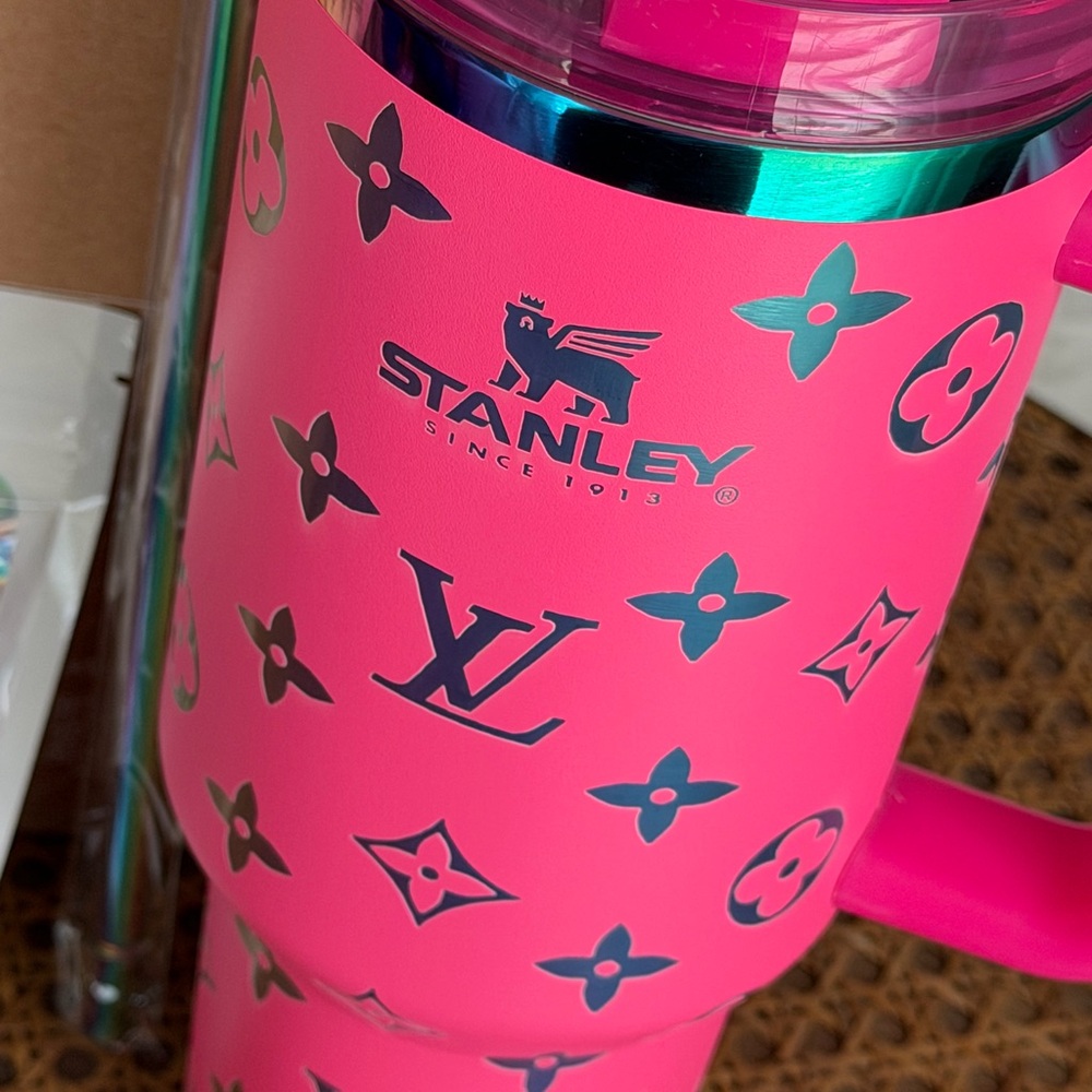 Stanley Pink Tumbler with Straw - Picture 2 of 7